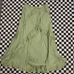 vintage free people midi skirt